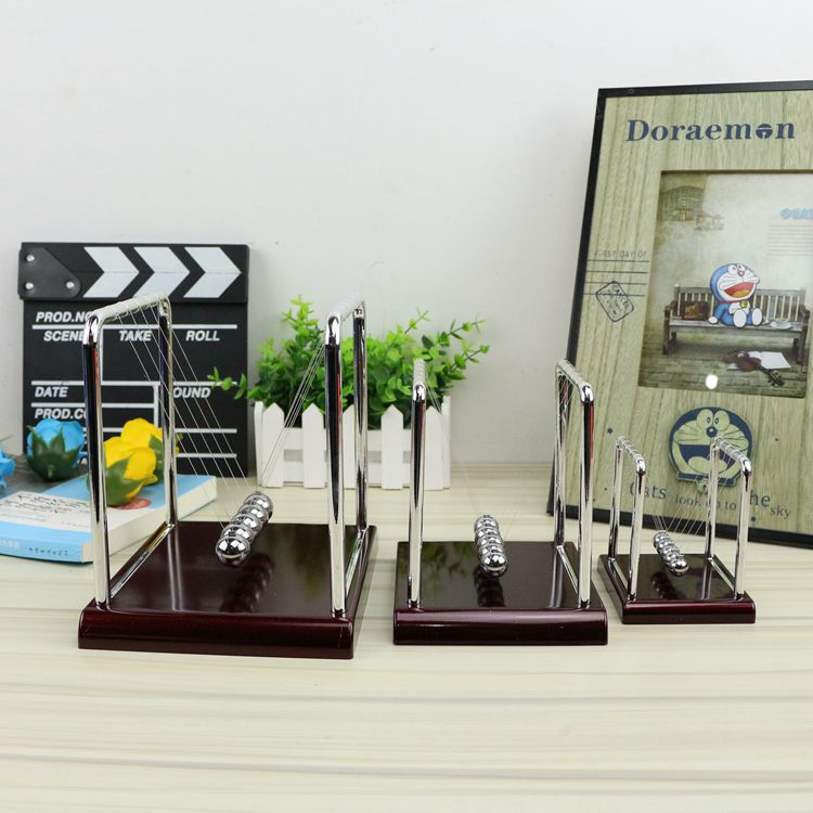 Wholesale Large, Medium and Small Square Newton a Regional Name for Billiards Creative Desktop Bumperball Swing Ball Craft Gift Decorative Ornaments