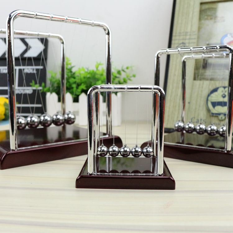 Wholesale Large, Medium and Small Square Newton a Regional Name for Billiards Creative Desktop Bumperball Swing Ball Craft Gift Decorative Ornaments