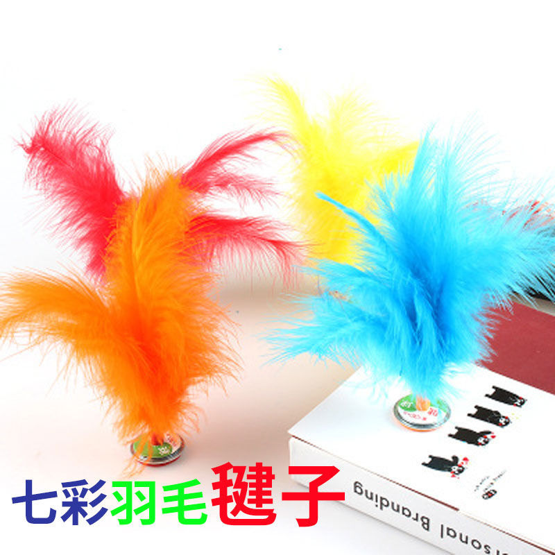 Shuttlecock Children Primary School Adult Kick Shuttlecock Shuttlecock Fitness Wholesale Turkey Feather Shuttlecock Kick Shuttlecock Shuttlecock Schoolgirl Girl Sports Free Shipping