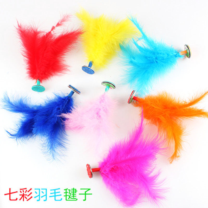 Shuttlecock Children Primary School Adult Kick Shuttlecock Shuttlecock Fitness Wholesale Turkey Feather Shuttlecock Kick Shuttlecock Shuttlecock Schoolgirl Girl Sports Free Shipping