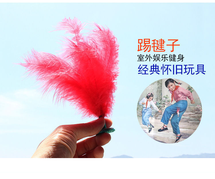 Shuttlecock Children Primary School Adult Kick Shuttlecock Shuttlecock Fitness Wholesale Turkey Feather Shuttlecock Kick Shuttlecock Shuttlecock Schoolgirl Girl Sports Free Shipping