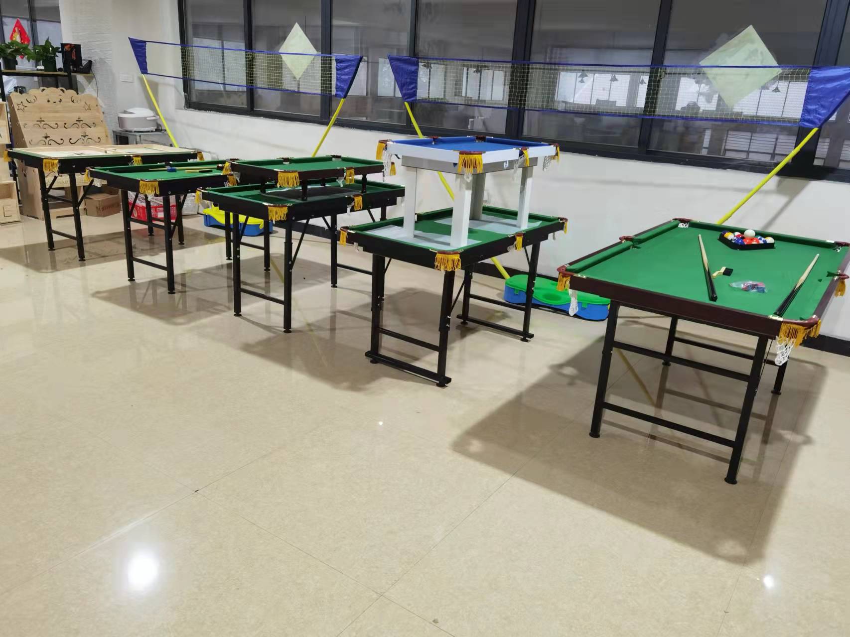 Billiards, Table Tennis, Adjustable Billiards, Foldable Table Tennis, Adjustable Billiards, Folded Table Tennis