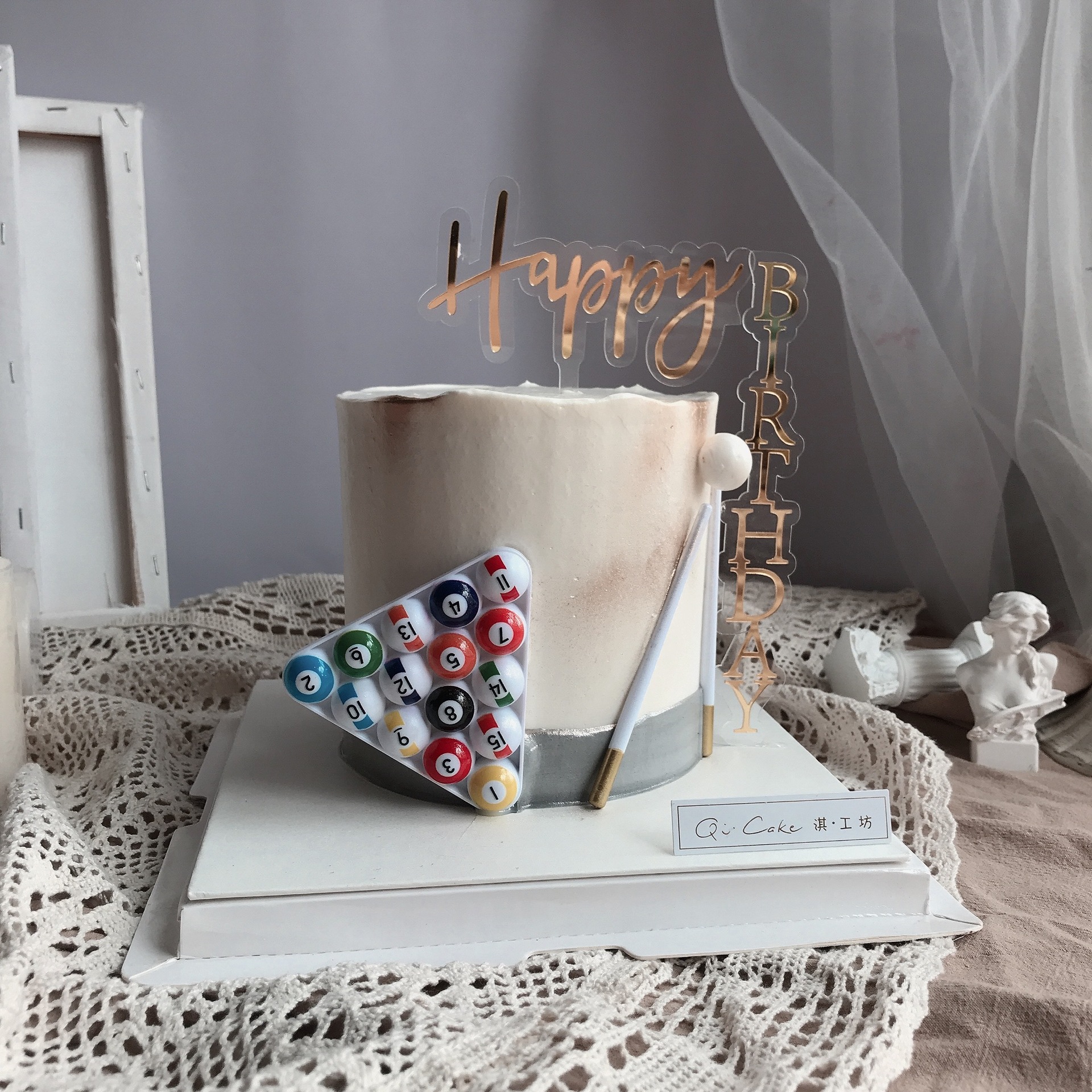 Father's Day Men's Cake Decoration Website Red Boys Plastic Snooker Ball Birthday Decoration Billiards Table Tennis Plug-in Father's Day Men's Cake Decoration Website Red Boys Plastic Snooker Ball Birthday Decoration Billiards Table Tennis Plug-in