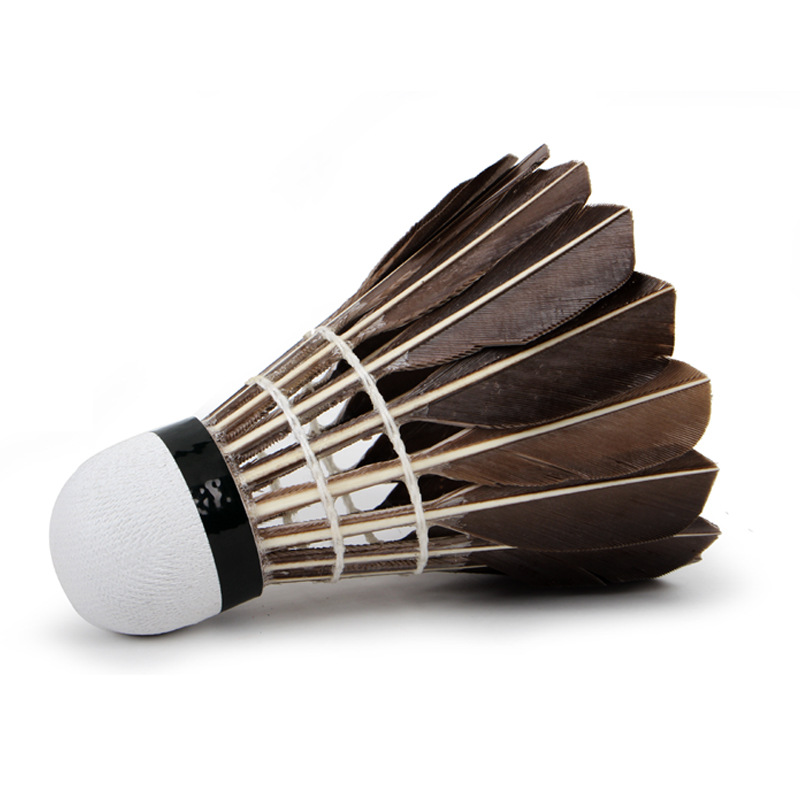 Competition Training High Quality Badminton Adult Durable 12 PCs Badminton Drake Feather Shuttlecock Whole