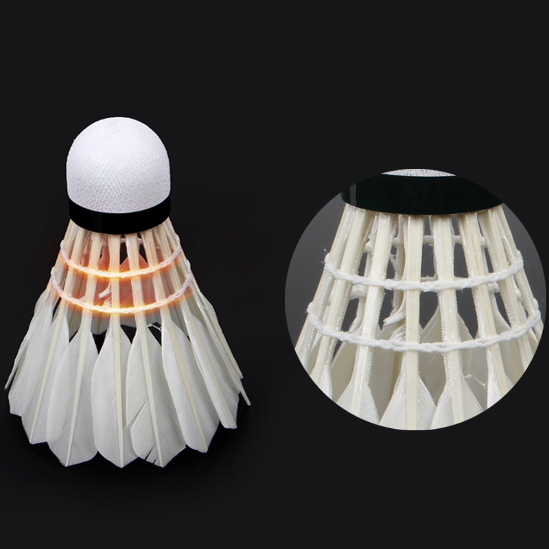 Competition Training High Quality Badminton Adult Durable 12 PCs Badminton Drake Feather Shuttlecock Whole