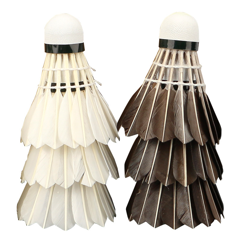Competition Training High Quality Badminton Adult Durable 12 PCs Badminton Drake Feather Shuttlecock Whole