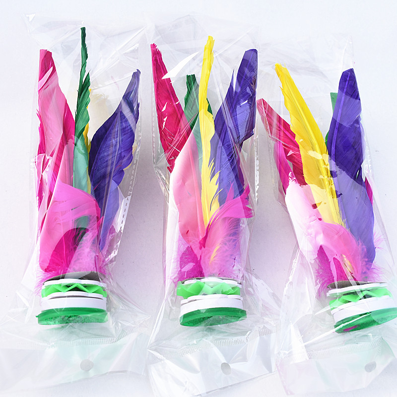 Children's FourFeather Color Goose Feather for Fitness Shuttlecock Big Flower Shuttlecock Custom Logo Manufacturer Children's FourFeather Color Goose Feather for Fitness Shuttlecock Big Flower Shuttlecock Custom Logo Manufacturer