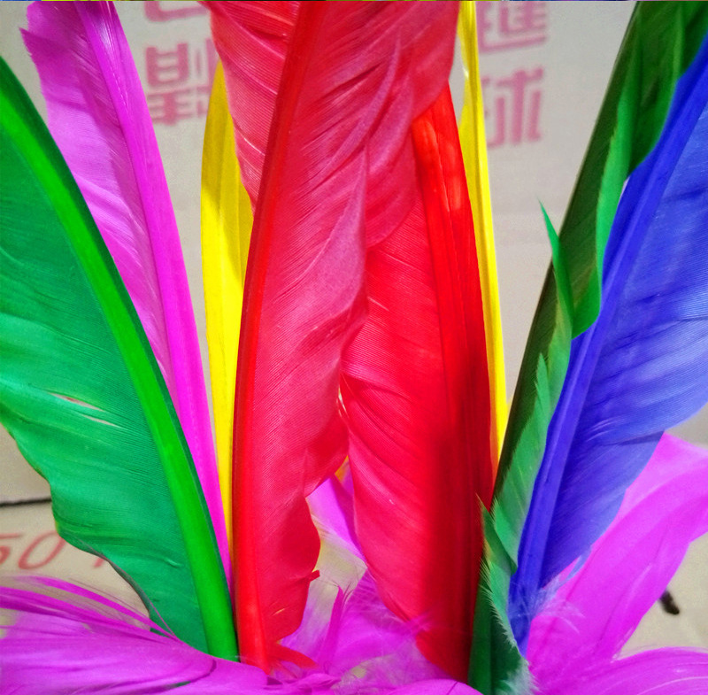 Children's FourFeather Color Goose Feather for Fitness Shuttlecock Big Flower Shuttlecock Custom Logo Manufacturer Children's FourFeather Color Goose Feather for Fitness Shuttlecock Big Flower Shuttlecock Custom Logo Manufacturer