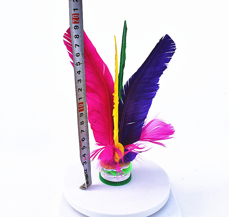 Children's FourFeather Color Goose Feather for Fitness Shuttlecock Big Flower Shuttlecock Custom Logo Manufacturer Children's FourFeather Color Goose Feather for Fitness Shuttlecock Big Flower Shuttlecock Custom Logo Manufacturer