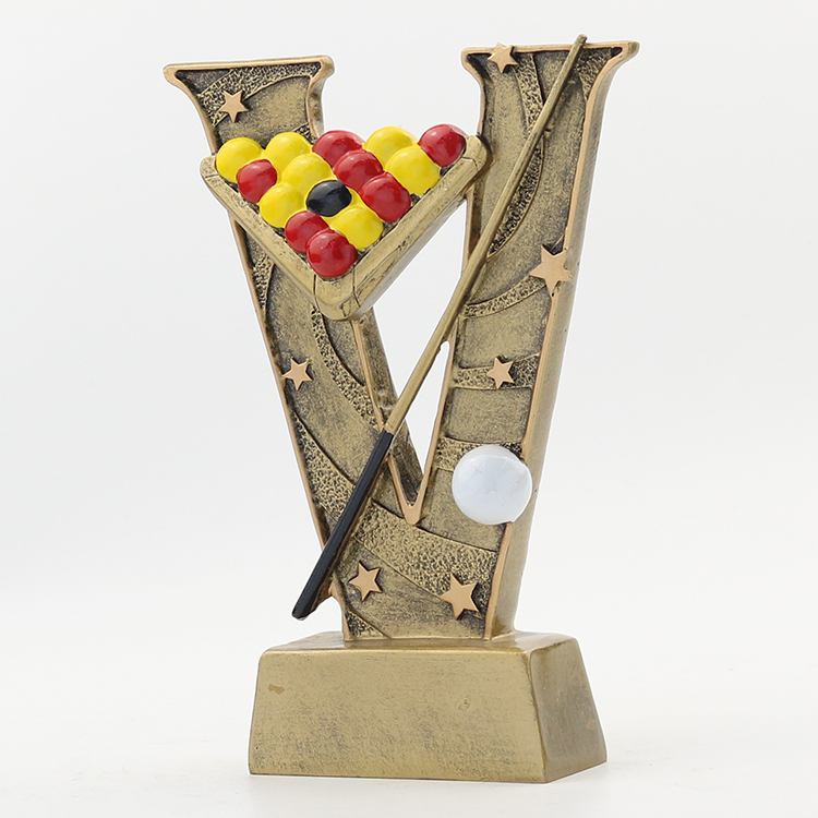 New resin billiards cup, people's cup, metal MEDALS, custom factory direct crafts 4704