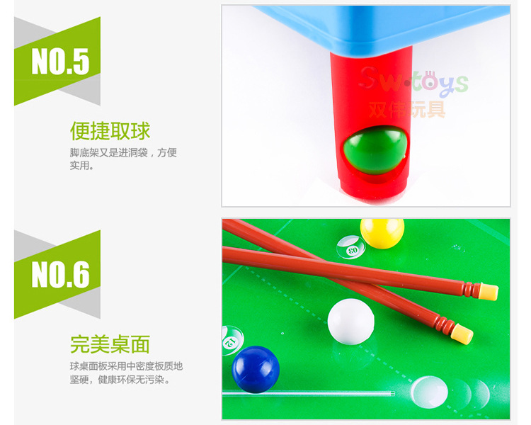Children's Toy Billiards Children's Toy Pool Table Mini Folding Small Table Tennis Play House Toy