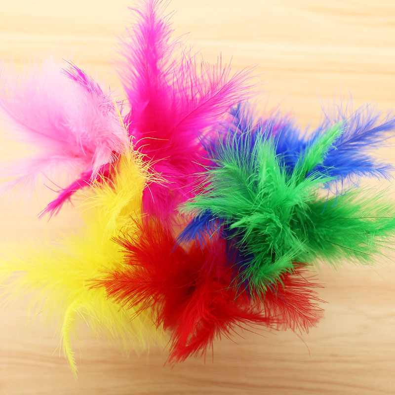 Turkey feather Shuttlecock kindergarten fitness gift Children outdoor shuttlecock primary school sports competition keys