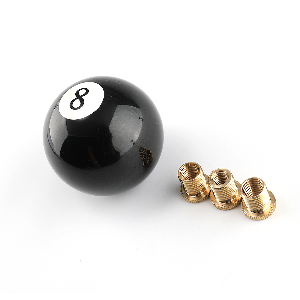 Hot Selling Car Modification Gear Head Black No 8 Billiards Gear Head Black Eight Gear Shift Handball Shift Lever