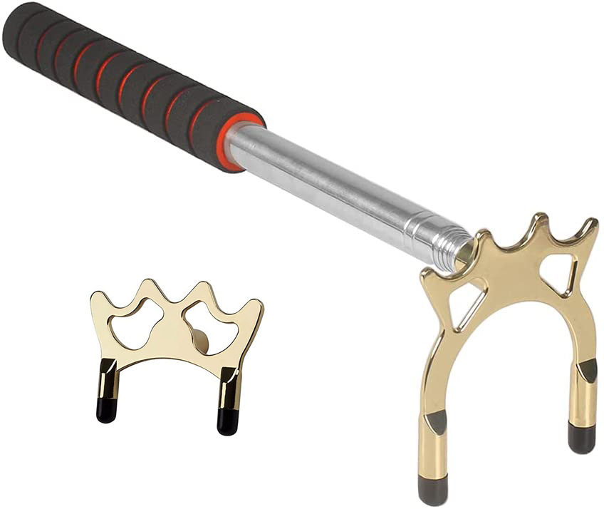 Steel Telescopic Cue Stick Stand Telescopic Rack Rod Telescopic Billiard Rod Billiards Bridge Rod High Fork Cornerite