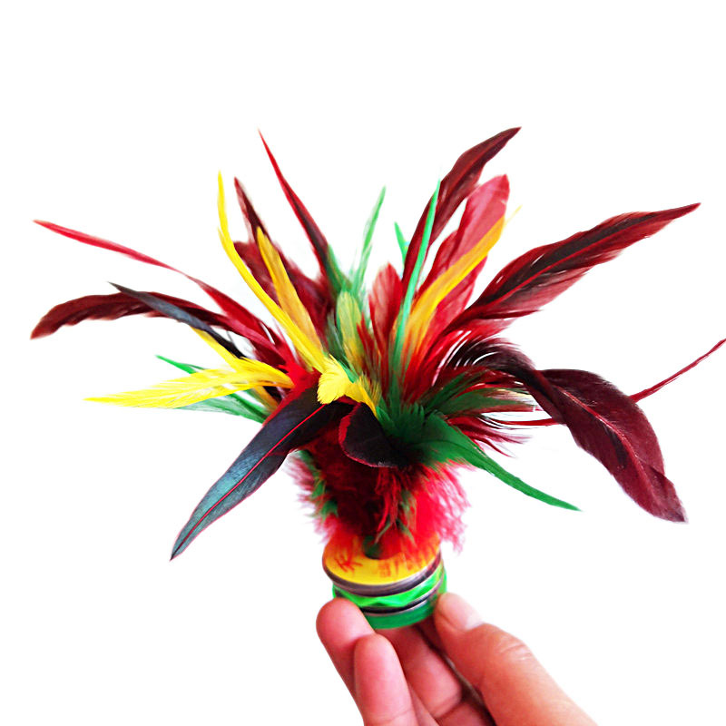 Shuttlecock Feather Children Cocktail Kick Shuttlecock Shuttlecock Shuttlecock Goose Feather Turkey Feather Four Fur Color Shuttlecock Manufacturer
