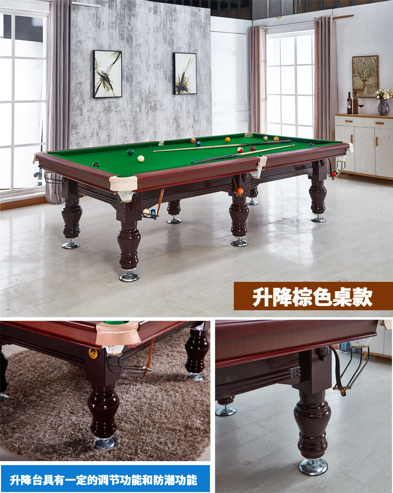 Standard American Pool Table Adult Home Use Standard Marble Billiard Table Ball Room Club Custom Billiards