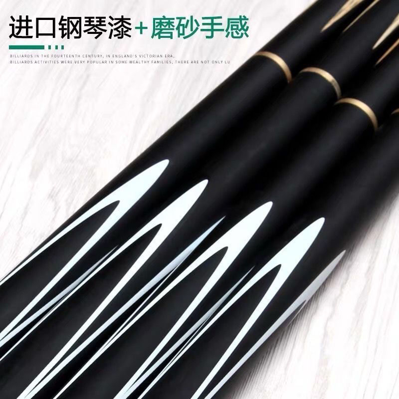 Billiard Cue Black 8 Small Head Billiard Bar Chinese Snooker Cue Billiards House Cue American Ball Arm LP Double Section Billiard Cue Black 8 Small Head Billiard Bar Chinese Snooker Cue Billiards House Cue American Ball Arm LP Double Section
