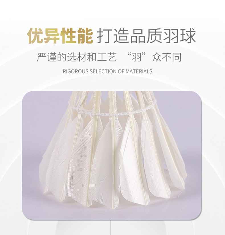 Wholesale for Training Badminton Indoor Outdoor Shuttlecock Durable King Student 12 Pack Windproof Practice Ball Wholesale for Training Badminton Indoor Outdoor Shuttlecock Durable King Student 12 Pack Windproof Practice Ball
