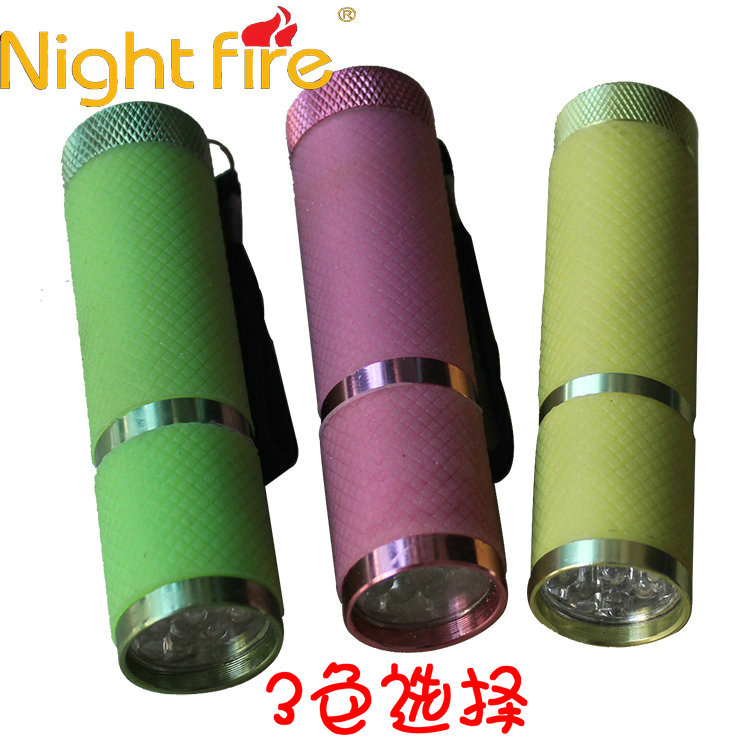 New mini luminous flashlight camping Aluminum led flashlight Camping light lamp 157-36g
