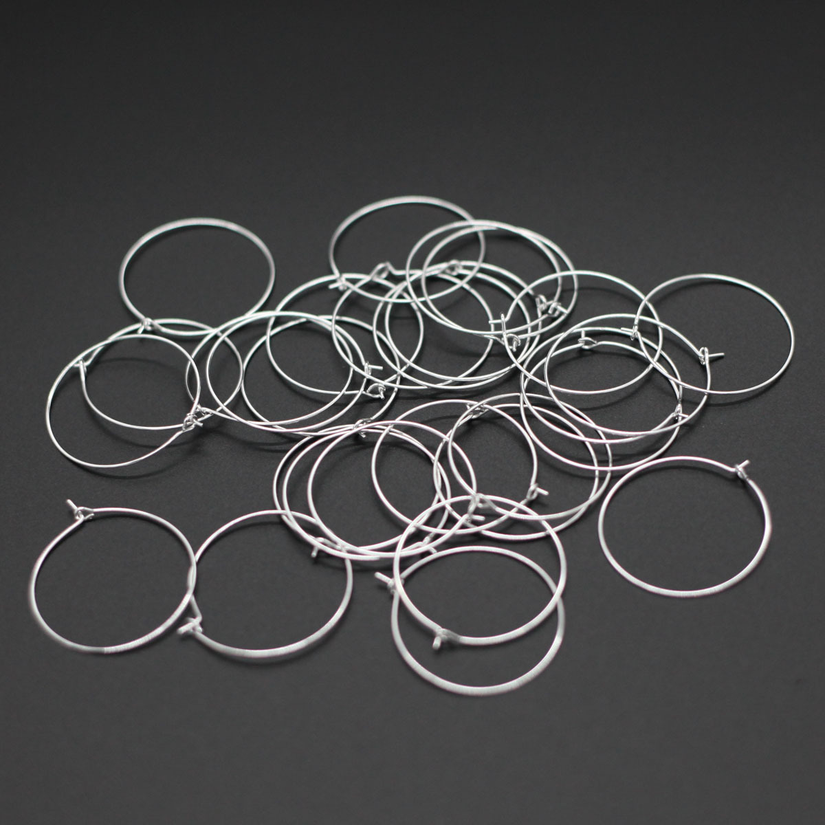DIY Ornament Accessories Nine Word Earrings Glass Pendant Marker Circle Er Huan Quan Jiu Bei Huan DIY Ornament Accessories Nine Word Earrings Glass Pendant Marker Circle Er Huan Quan Jiu Bei Huan