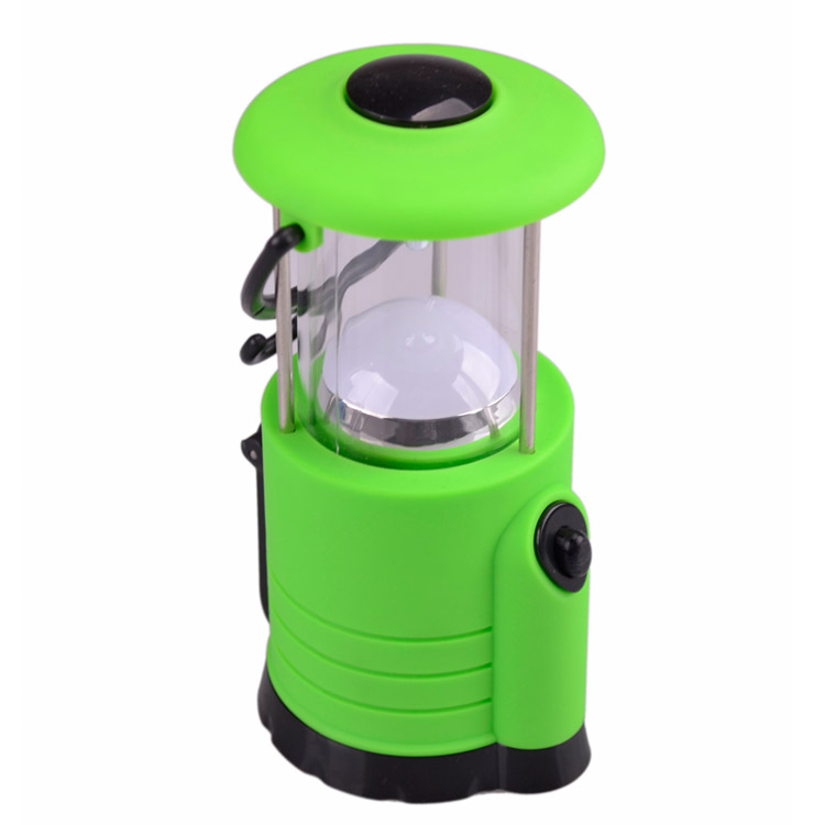 Belt hook compact Dynamo camping light green manual permanent spontaneous tent lights battery lights