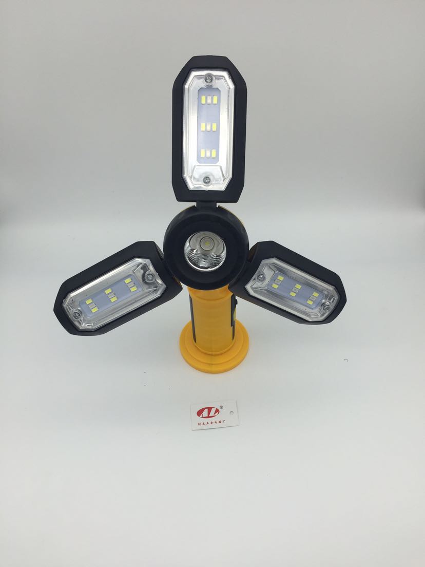 Tool is suing multi - function LED light hook car maintenance light adjustable light folding camping light