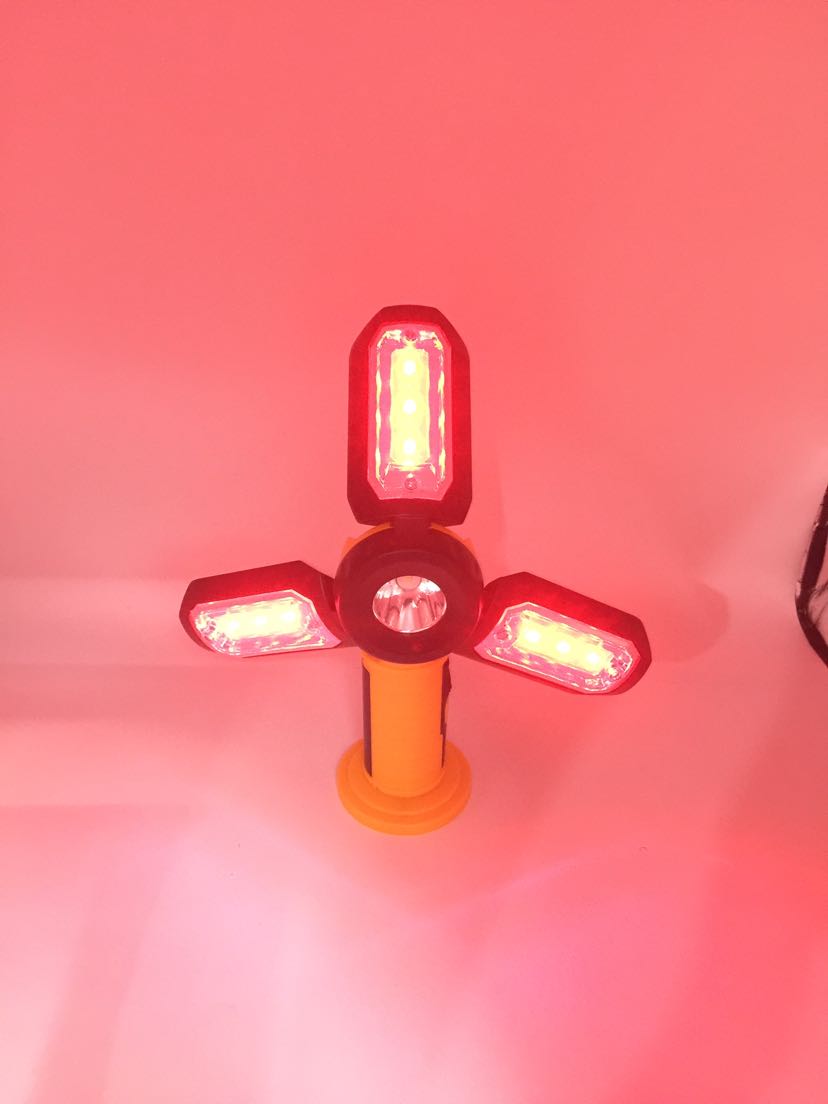 Tool is suing multi - function LED light hook car maintenance light adjustable light folding camping light