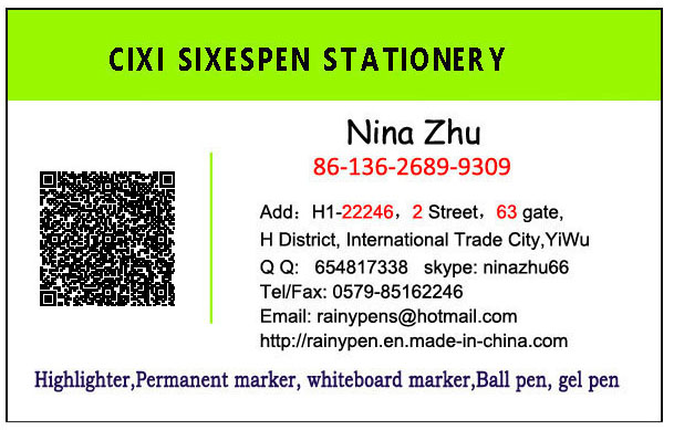 Permanent marker pen JC-888, 12pcs/box stationery Permanent marker pen JC-888, 12pcs/box stationery