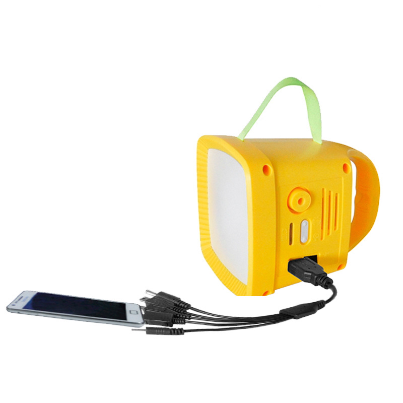 [Annual Sales of Millions of Explosive Products] Emergency Charging Outdoor Solar Portable Camping Light for Mobile Phones with FM Radio