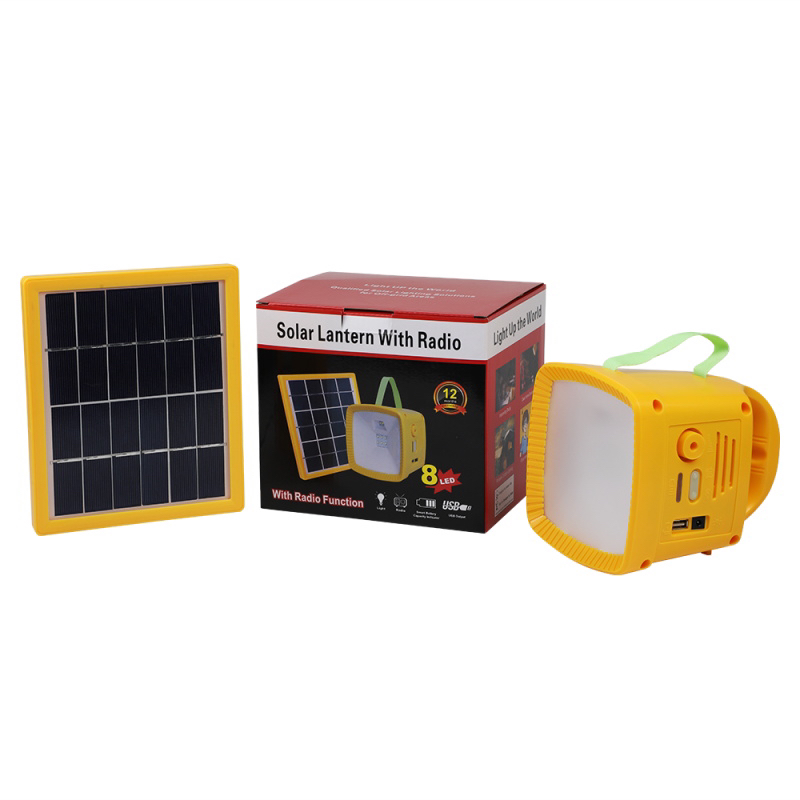 [Annual Sales of Millions of Explosive Products] Emergency Charging Outdoor Solar Portable Camping Light for Mobile Phones with FM Radio