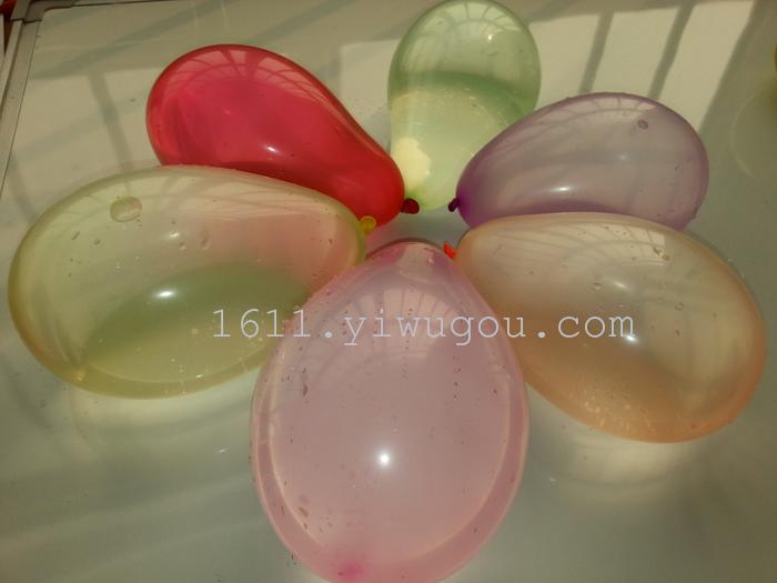 No. 3 Natural Latex Multi-Color Large Water Ball Apple Darts Dart Water Gun Gun No. 3 Balloon