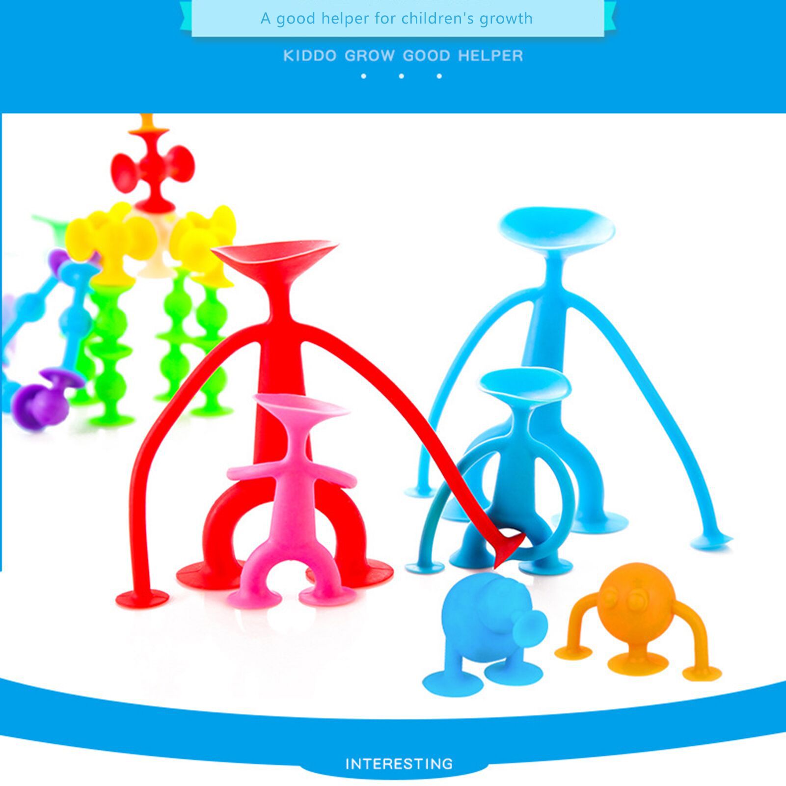 Cross-Border Hot Selling Suction Sticky Music Children&#039;s Educational Toys Darts Sucker Soft Building Blocks Suction Stick Kindergarten Teaching Aids