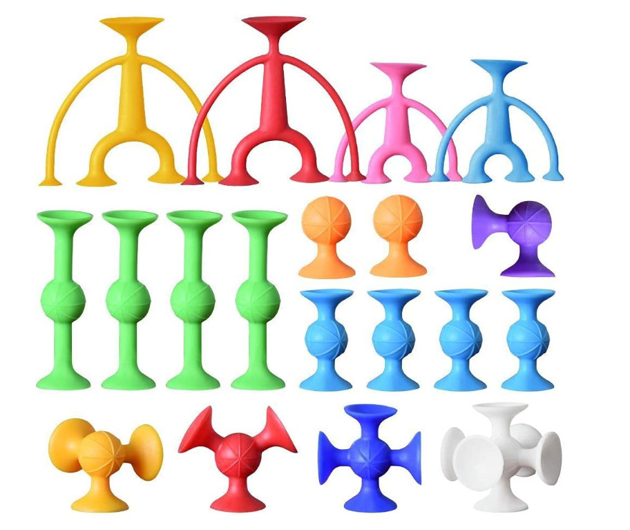 Cross-Border Hot Selling Suction Sticky Music Children&#039;s Educational Toys Darts Sucker Soft Building Blocks Suction Stick Kindergarten Teaching Aids