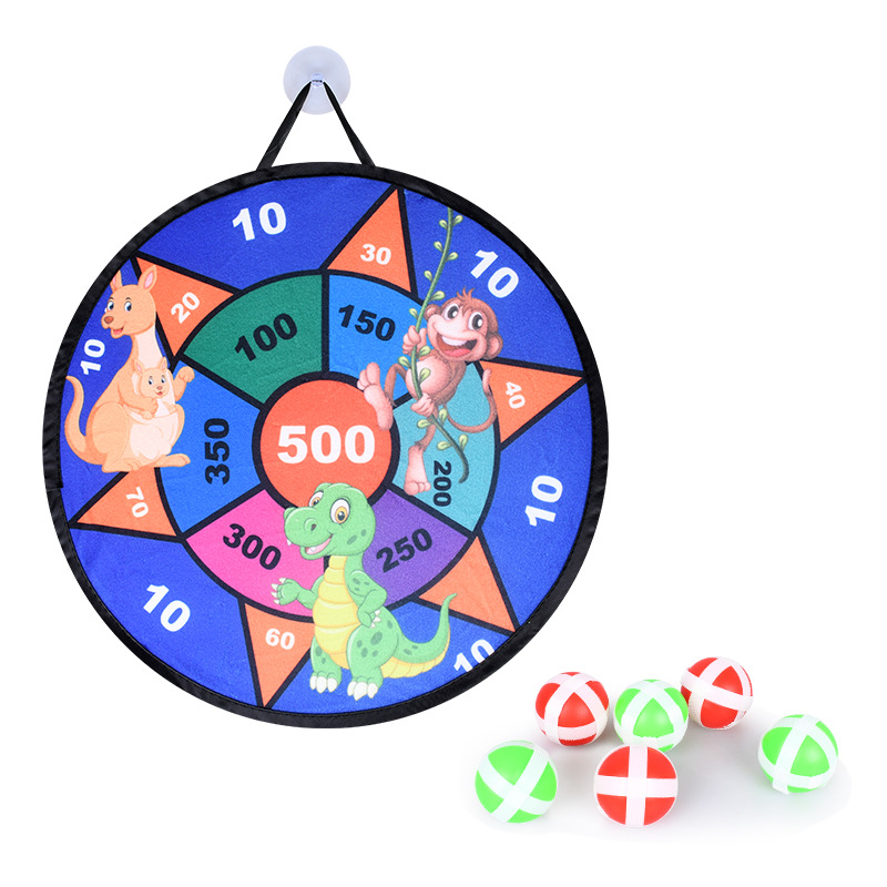 Cross-Border Amazon Hot Children&#039;s Folding Darts Throwing Ball Toy Parent-Child Kindergarten Indoor Sucker Sticky Ball