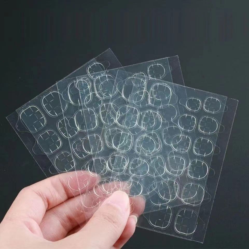Jelly Glue Nail Stickers High Viscosity Waterproof Wear Nail Special Nail-Beauty Glue Nail Sticker Removable Extremely Sticky Double-Sided Adhesive Tape Jelly Glue Nail Stickers High Viscosity Waterproof Wear Nail Special Nail-Beauty Glue Nail Sticker Removable Extremely Sticky Double-Sided Adhesive Tape
