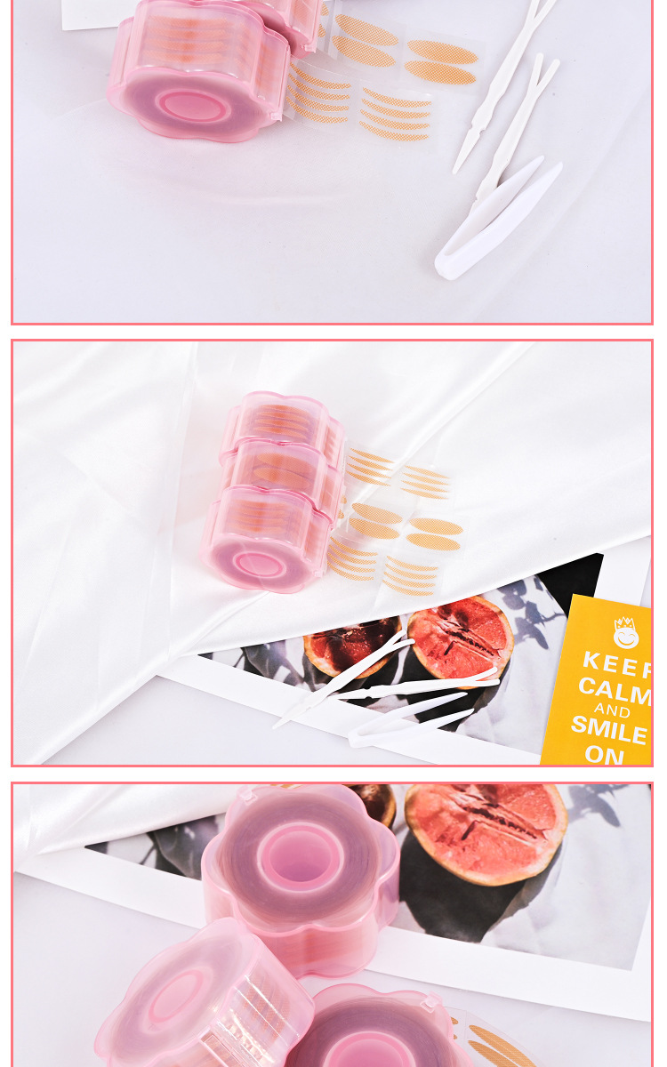 Double Eyelid Stickers 600 Stickers Roll-Type Eye Beauty Tape Mesh Self-Adhesive Naturally Invisible Long-Lasting Sticky Lace Olive Double Eyelid Stickers 600 Stickers Roll-Type Eye Beauty Tape Mesh Self-Adhesive Naturally Invisible Long-Lasting Sticky Lace Olive