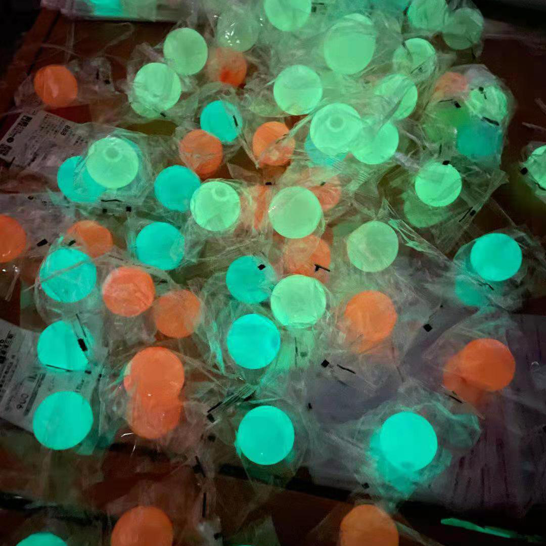 Tiktok Luminous Sticky Ball Sticky Wall Ball Decompression Vent Ball TPR Ceiling Ball Children Darts Sticky Ball