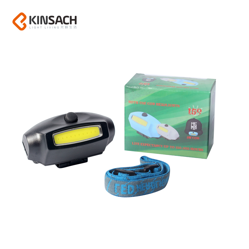 Mini COB with headband work light outdoor intense lighting camping light