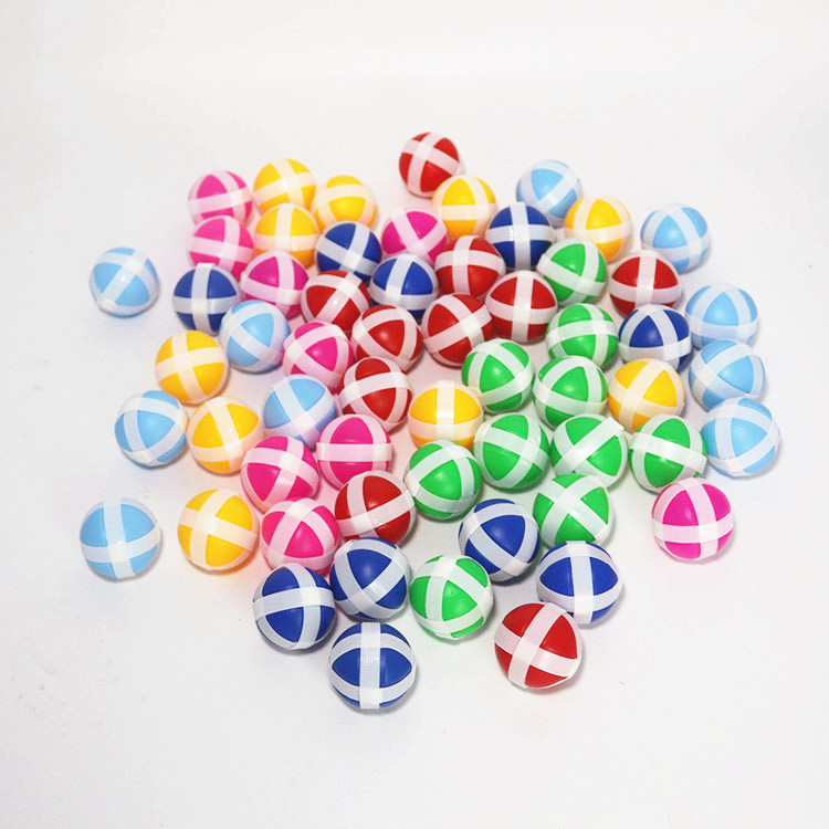 Factory Direct Sales Children's Darts Accessories Ball Kindergarten Throwing Sticky Ball Injection Hook & Loop Sticky Ball Toys