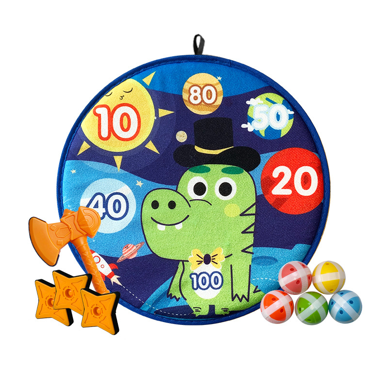 Cross-Border Target Sucker Ball Sticky Ball Darts Shooting Indoor and Outdoor Parent-Child Interaction Children&#039;s Toys Wholesale Sticky Ball