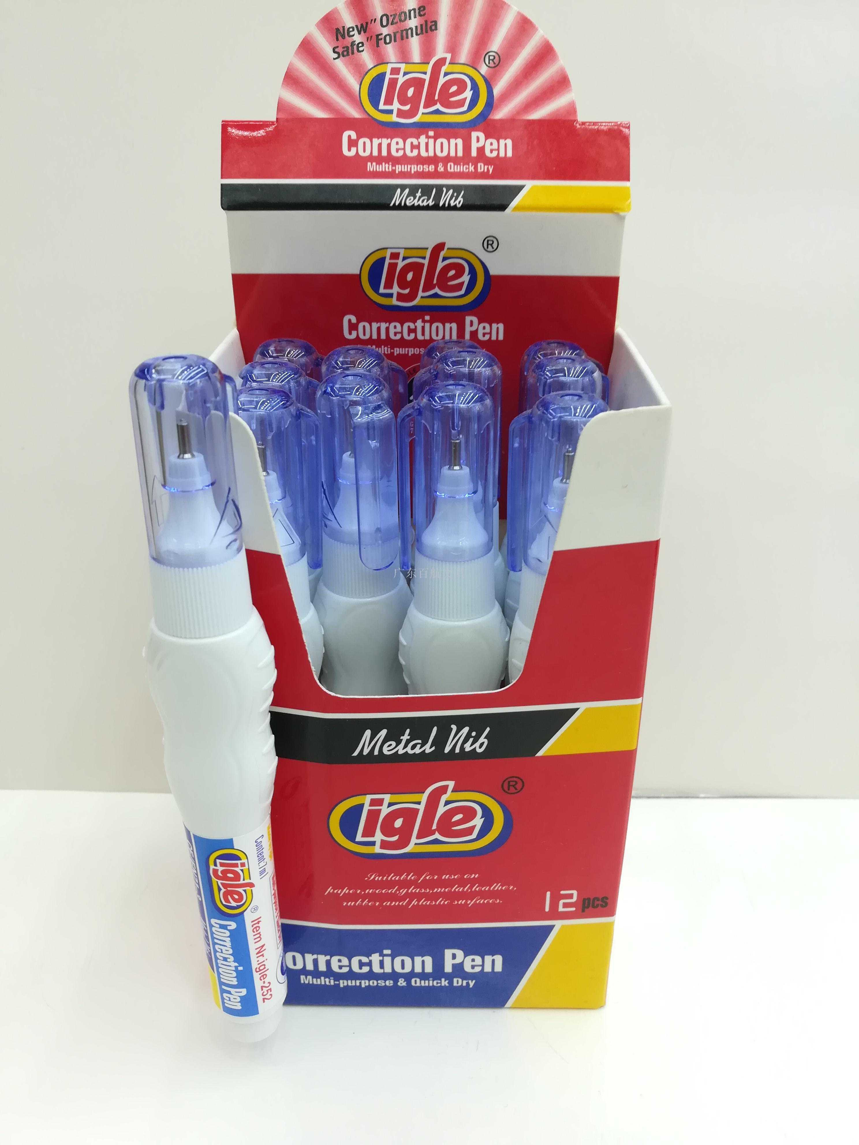 IGLE correction fluid 252 steel head 7ML correction fluid IGLE correction fluid 252 steel head 7ML correction fluid