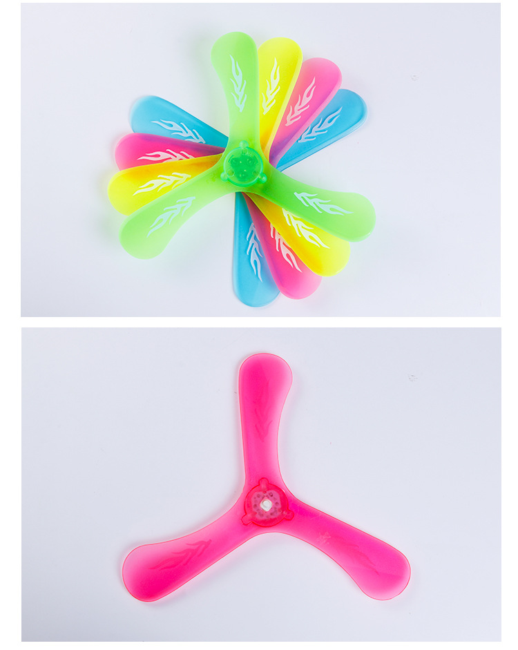 Luminous Triangle Cyclotron Darts Children's Supplies Outdoor Sports Triangle Mark Hot Selling Stall Night Market Toys Wholesale
