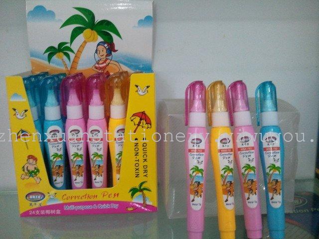 Hot Selling Cartoon Correction Fluid Metal Toe Cap Correction Fluid Office Learning Correction Fluid