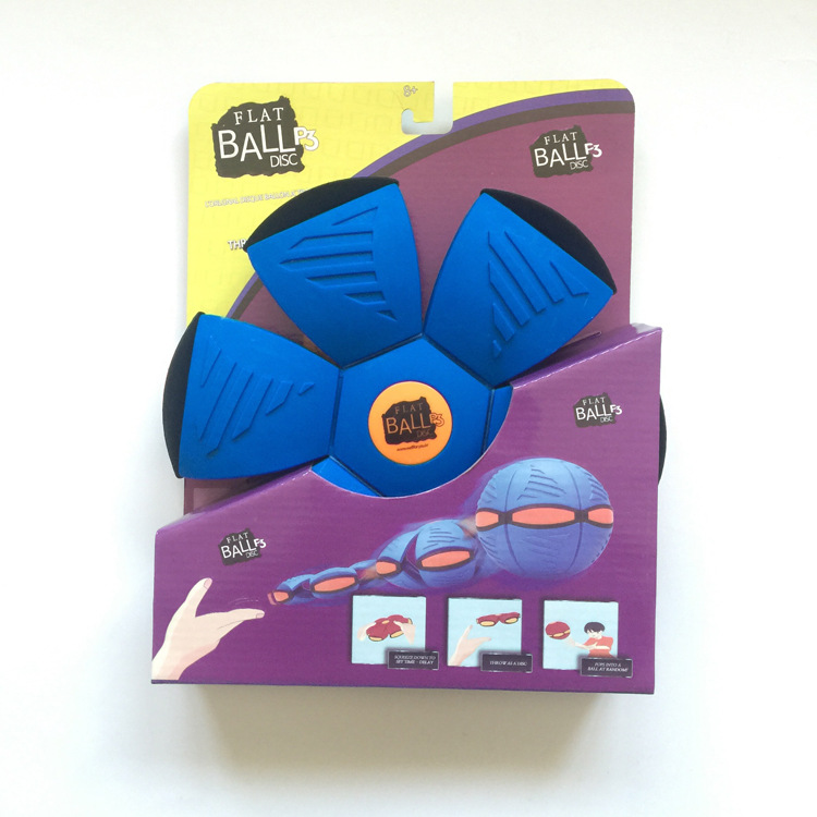 The quality of genuine UFO ball ball Frisbee toys PHLAT darts deformation BALL four colors direct