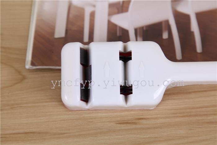Sakura high quality double groove sharpener household grindstone coarse grinding scissors hand protection Sakura high quality double groove sharpener household grindstone coarse grinding scissors hand protection