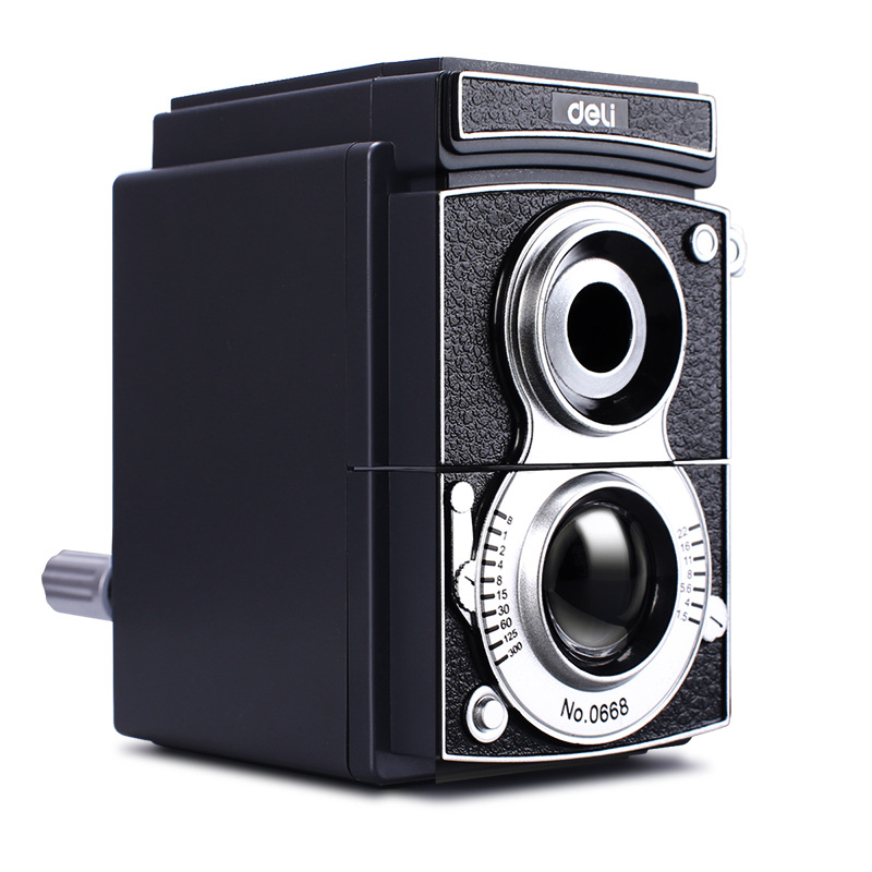 Hand sharpener black camera large pencil sharpener students Hand sharpener Hand sharpener black camera large pencil sharpener students Hand sharpener