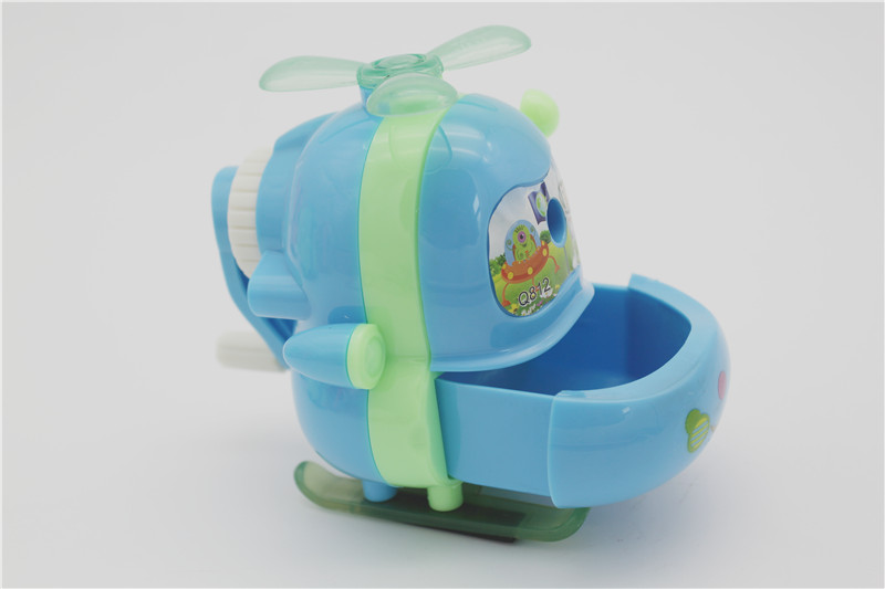 New style pencil sharpener with pencil sharpener for students' stationery creative cartoon airplane hand-operated penci