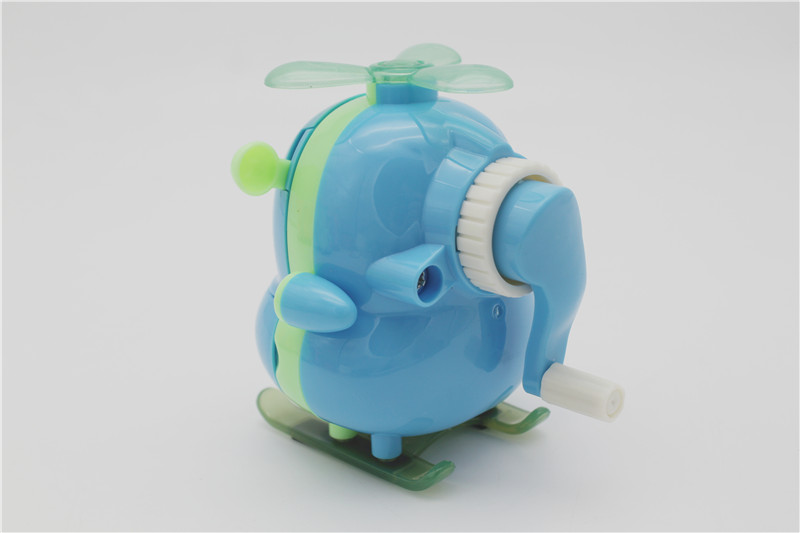 New style pencil sharpener with pencil sharpener for students' stationery creative cartoon airplane hand-operated penci