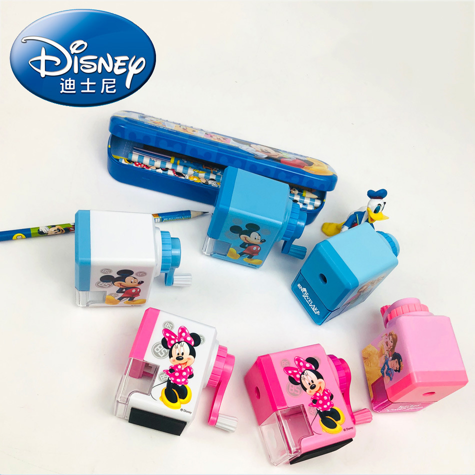 New Primary School Student Self-Arranged Pencil Shapper Children&#039;s Desktop Pencil Sharpener Hand Pencil Sharpener 6 Color Promotion Wholesale