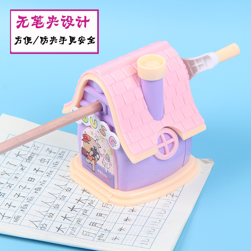 Sanzhong Cartoon Pencil Sharpener Student Pencil Pencil Sharpener Hand-Cranked Automatic Lead Pencil Sharpener Pencil Sharpener Stationery Sanzhong Cartoon Pencil Sharpener Student Pencil Pencil Sharpener Hand-Cranked Automatic Lead Pencil Sharpener Pencil Sharpener Stationery